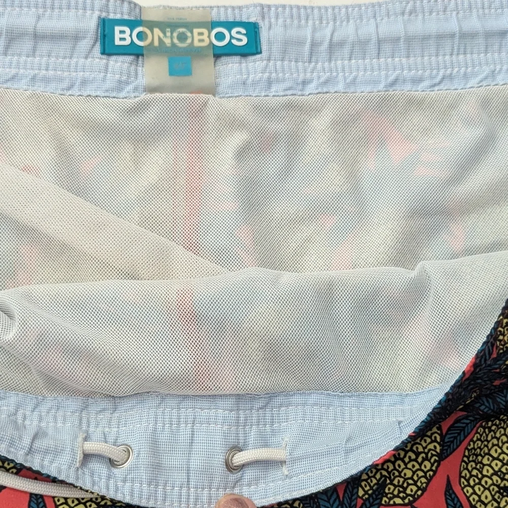 Bonobos Riviera Pineapple Print Swim Trunks 7